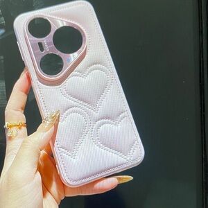 Pink Heart Design Phone Case